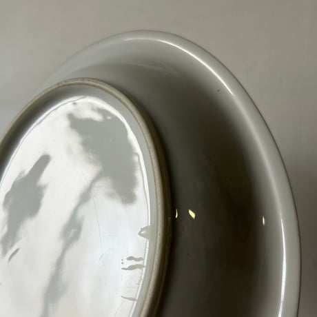 1970s Vintage セーヌ ロゴ入り ヴィンテージカレー皿 2点セット  オーバル 深皿 純喫茶 カレー専門店 レトロカレー皿 白磁 食器 良品