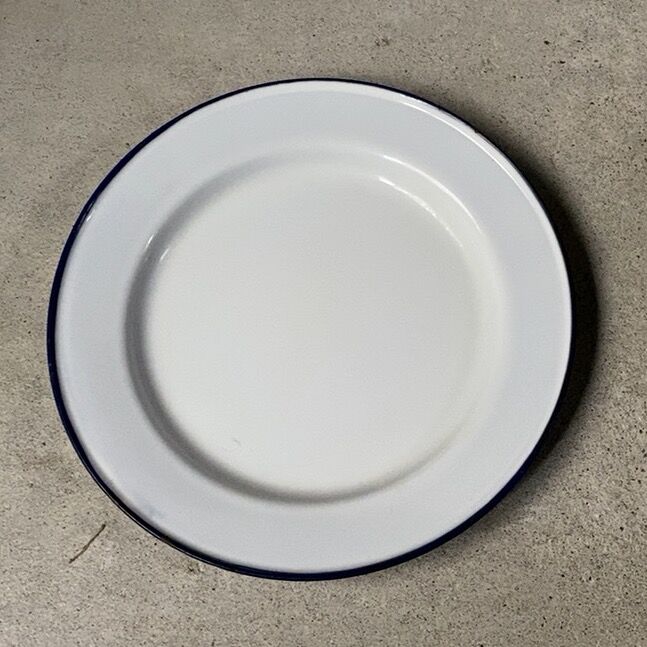 ヴィンテージ ホーロー皿 SKER SWEDEN スエーデン製 ヴィンテージ ホーロー皿 24cm 2枚セット