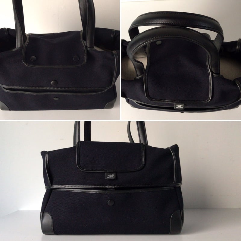 HERMES エルメス パスパス 35 マリン (ダークネイビー) □R刻印