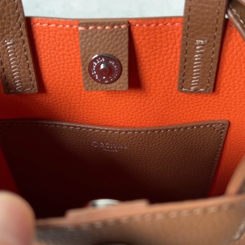 H様おまとめ品 ORCIVAL オーシバル レザーショルダーバッグ ゴールド