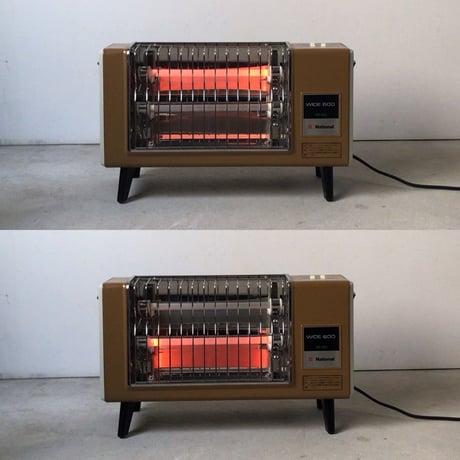 National  ナショナル  クラシック電気ストーブ  WIDE600  DS-32N  ヴィンテージ家電  コヨーテ・ミリタリーカーキ  中古極美品