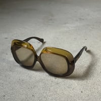 Christian Dior クリスチャンディオール ヴィンテージサングラス  アイウェア 眼鏡 ダークグリーン 鶯色 オールドディオール 中古品（難あり)