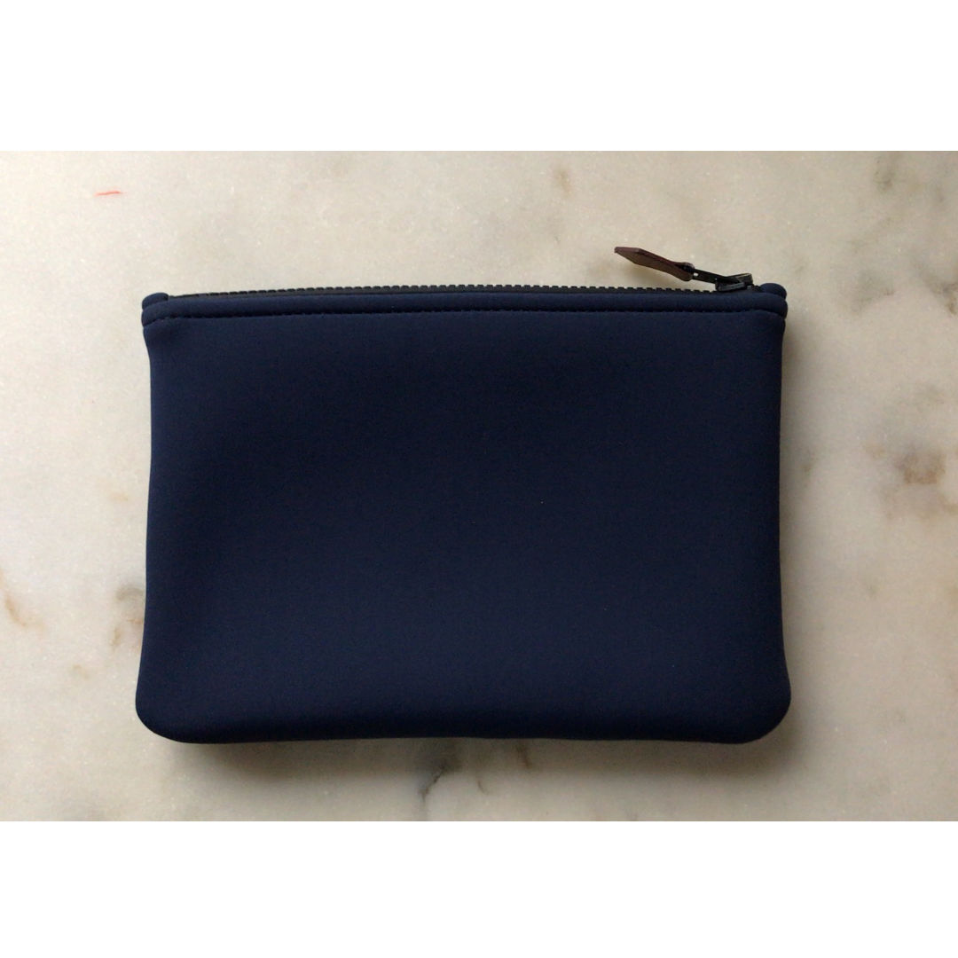 HERMES エルメス ネオバン PM フラットポーチ ネイビー/ブラック金具 HERMES エルメス ネオバン PM フラットポーチ ネイビー/ブラック
