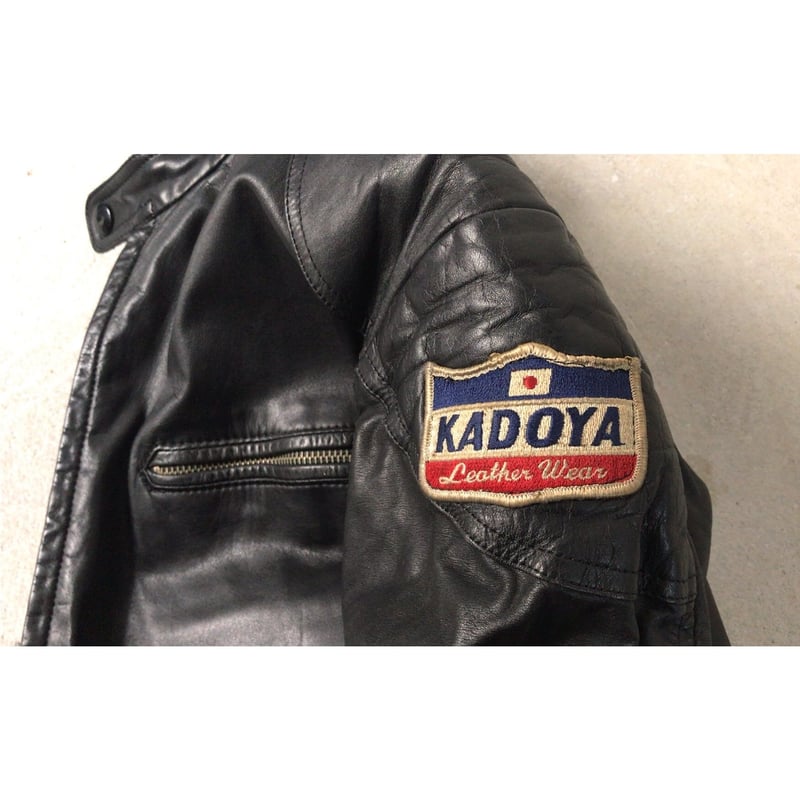 KADOYA カドヤ 70sヴィンテージ モーターサイクルレザースーツ 