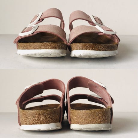 BIRKENSTOCK ビルケンシュトック Arizona SFB  アリゾナ ソフトフットベット ローズ(ライトピンク) size 37 (24cm) 中古品