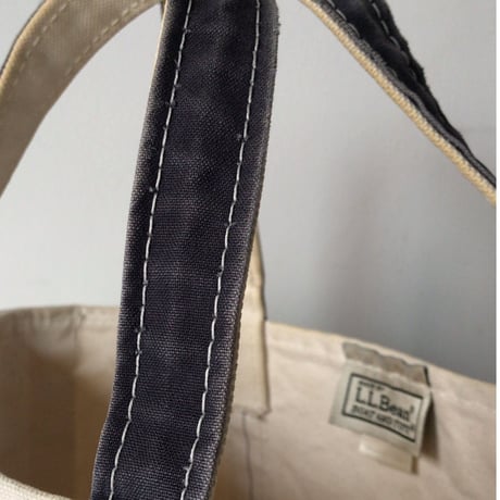 LLBean LLビーン エルエルビーン Boat & Tote  ボート&トート  バッグ  鞄  USA製 ナチュラル/ブラック Used  中古品