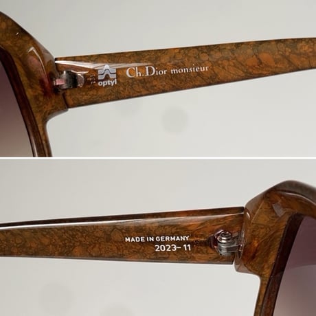 Christian Dior クリスチャンディオール ムッシュ 70s ヴィンテージ サングラス 2023-11 ドイツ製 アイウェア レトロ オールドディオール made in GERMANY 美品