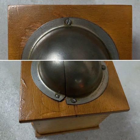 ドイツ KYM社製コーヒーミル  50〜60s ヴィンテージミル 木製回転式手動ミル 実働品