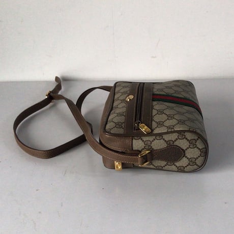 GUCCI オールドグッチ ショルダーバッグ　GG柄 コーティングキャンバス 保存袋付き  56.02.004  中古美品　ヴィンテージバッグ