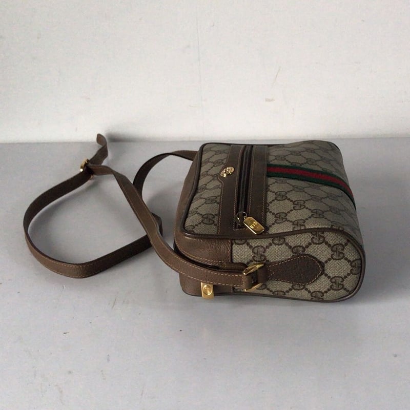 GUCCI オールドグッチ ショルダーバッグ GG柄 コーティング GUCCI オールドグッチ ショルダーバッグ GG柄 コーティング