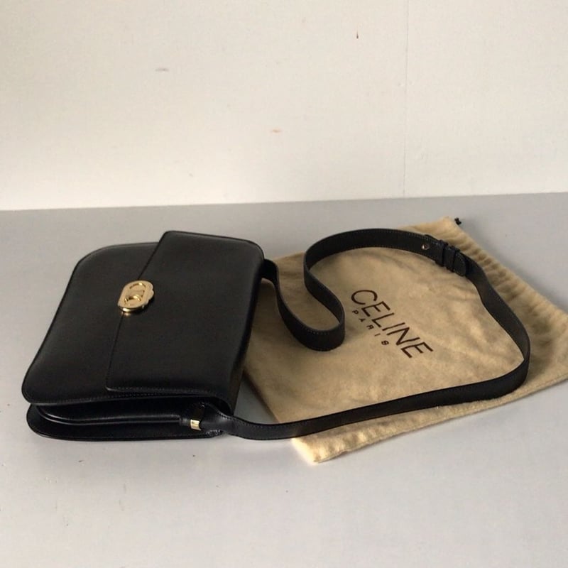 CELINE セリーヌ ゴールド マカダム金具 カーフレザー CELINE セリーヌ ゴールド マカダム金具 カーフレザー