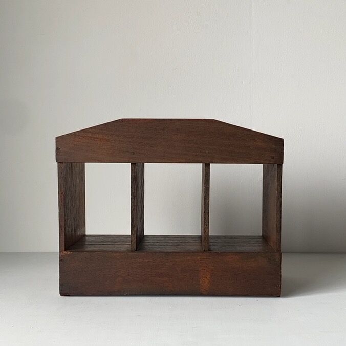 ヴィンテージ シンプルな 木製 本立て 2台 fit=scale-down,w=1200
