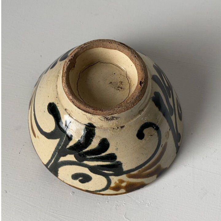 アジア　骨董　水差し　陶器　ヴィンテージ　唐草模様 アジア 骨董 水差し 陶器 ヴィンテージ 唐草模様