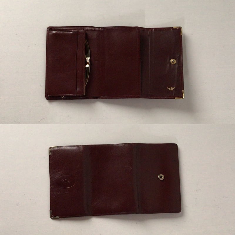 Cartier カルティエ マストライン 三つ折りコンパクト財布 Cartier カルティエ マストライン 三つ折りコンパクト財布
