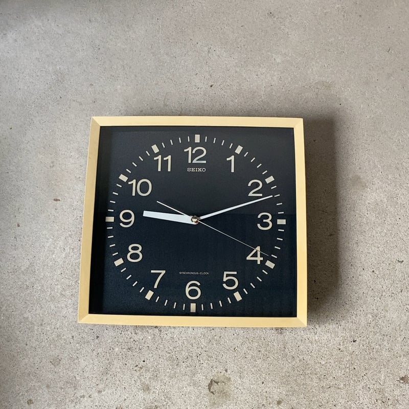 SEIKO セイコー 60s 3針 ネイビー文字盤 SYNCHRONOUS-CLOCK 昭 SEIKO セイコー 60s 3針 ネイビー文字盤 SYNCHRONOUS-CLOCK 昭