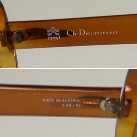 Christian Dior MONSIEUR クリスチャンディオール ムッシュ ティアドロップ サングラス  D 60J 10  アイウェア 眼鏡  ヴィンテージ オールドディオール 中古美品