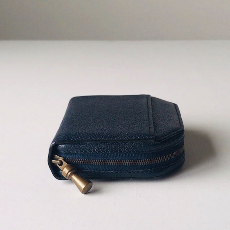 POSTALCO Kettle Zipper Wallet Small   Navy ポスタ
