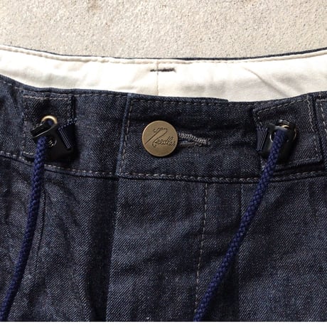 ネペンテス(needles・ニードルス) H.D. PANT  ヒザデルパンツ デニム  ペインターパンツタイプ　レディース  サイズ 1  中古極美品