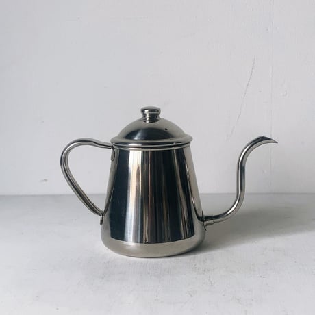 TAKAHIRO タカヒロ　コーヒードリップポット 0.9L  18-8ｽﾃﾝﾚｽ  900ml(5～7杯用) 業務用 珈琲器具 高級ポット 中古品