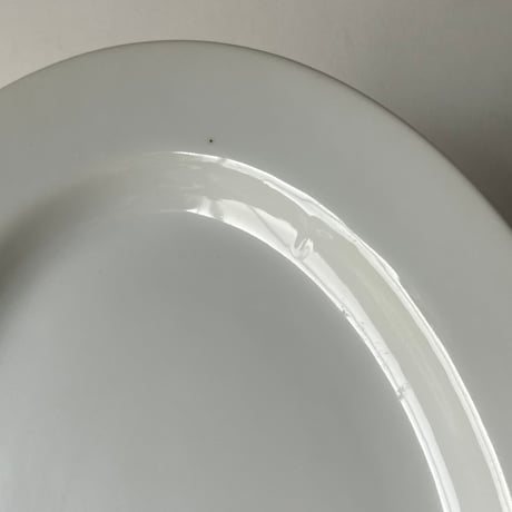 1970s Vintage 日本製 業務用 オーバルプレート  カレー皿 洋食皿 純喫茶 カレー専門店 白磁食器