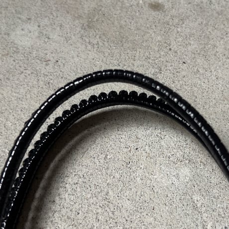 ANTEPRIMA アンテプリマ「クロミ」のワイヤーバッグ  スクエア ラージ  エナメルブラック 保存袋 インボイスあり  中古極美品(未使用品レベル)