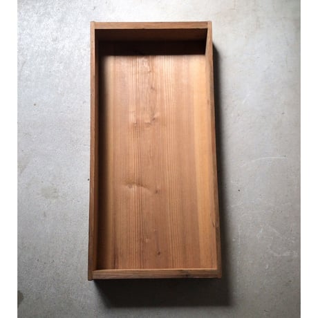 古い餅箱 無地  蓋有り　檜無垢材  アンティーク木箱 ヴィンテージウッドボックス  道具箱 美品