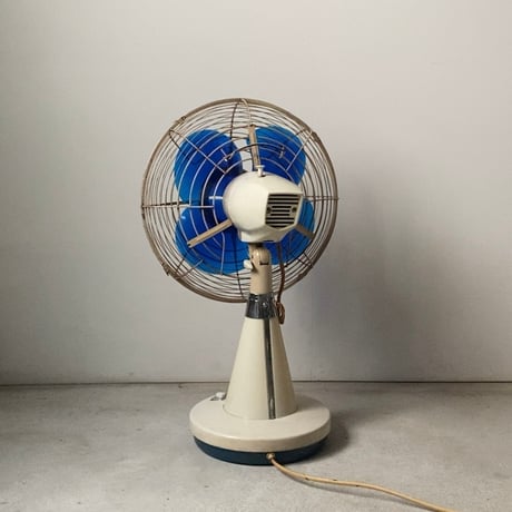 Toshiba 東芝  東京芝浦電気  ヴィンテージ扇風機 ランプ付き 一体型ライト 近未来デザイン 1960s タワー型ランプ レトロ家電 希少 幻の逸品 稼働品 良品　A(ホワイト)