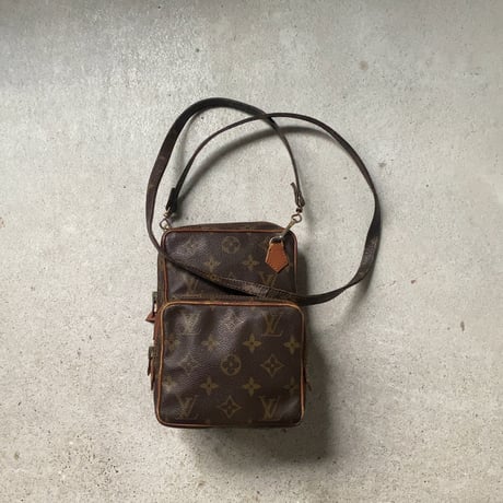 LOUIS VUITTON  ルイヴィトン ミニアマゾン  旧アマゾン  モノグラム  エクレールファスナー レザー摘み付  1970年代  ヴィンテージヴィトン オールドヴィトン 中古美品