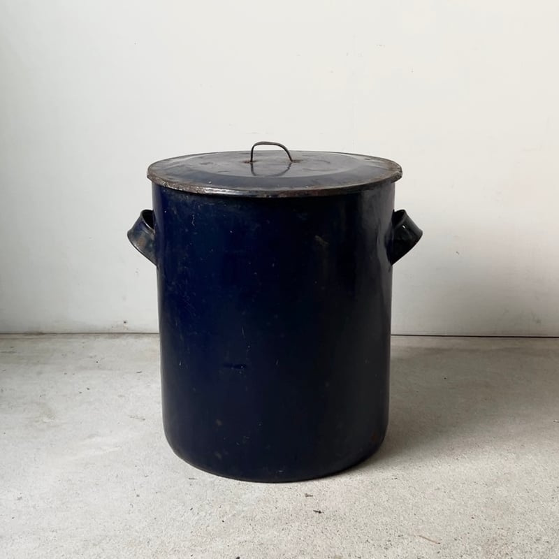 フランスアンティークレアなネイビーのお花柄cafeキャニスター蓋付き容器 c7e114aaf1e6b2738d3cd19f8dbccf