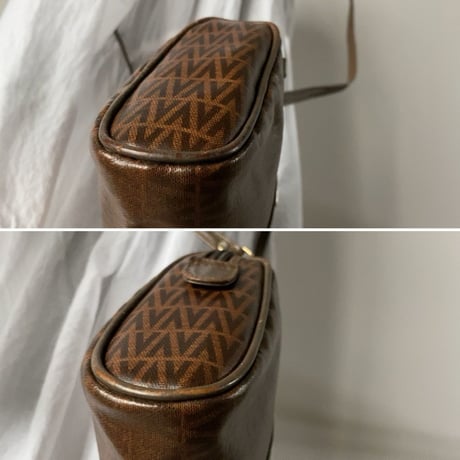 VALENTINO オールドヴァレンチノのミニミニショルダーバッグ  幅約18cmの小さめポシェット ヴィンテージバレンチノ