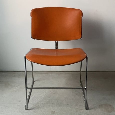 Steelcase社製 スタッキングチェア 50s 60s ミッドセンチュリー スチールケース  古い椅子 アメリカヴィンテージ USA ダイニング