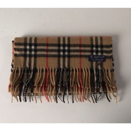 Burberrys  of  London  バーバリーズ   カシミア100％   マフラー  ノバチェック  袋有り イングランド製   made in England