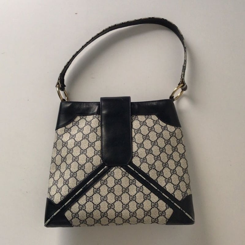 GUCCI グッチ オールドグッチ コーティングGGキャンバス/レザー GUCCI グッチ オールドグッチ コーティングGGキャンバス/レザー