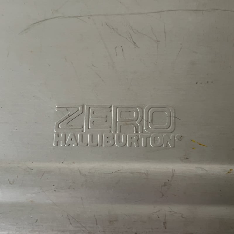 ZERO HALLIBURTON ゼロハリバートン 青ハリ アオハリ ヴィンテージ