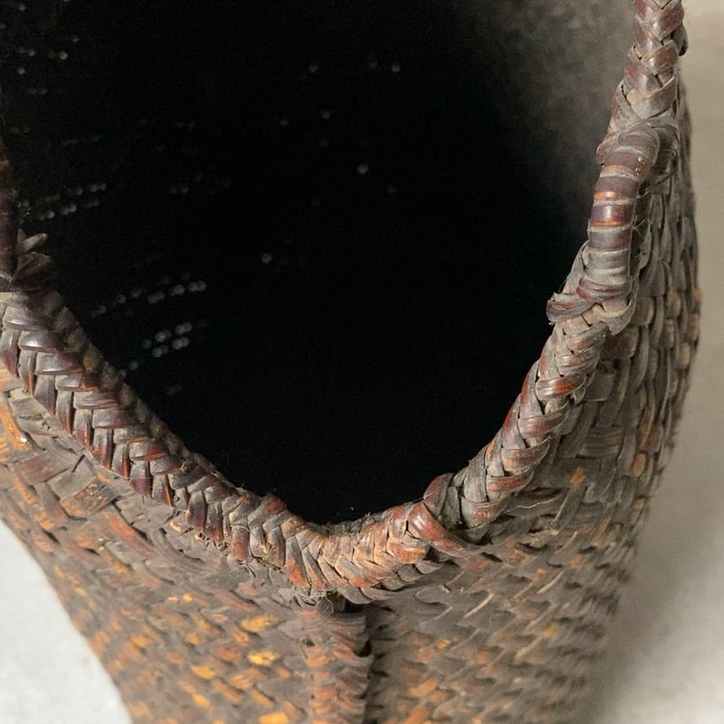 アンティーク リュック型 かごバッグ 背負い籠 フィリピン 少数民族