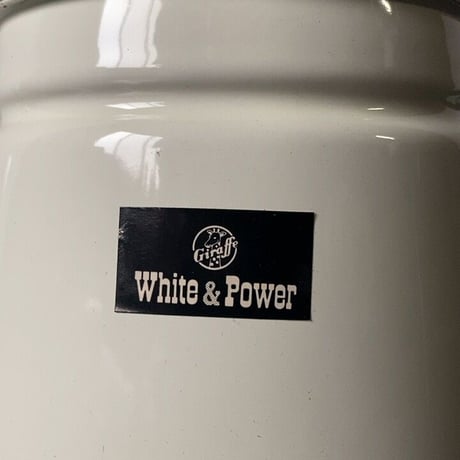 Giraff White&Power ジラフ ホワイト&パワー  ホーローポット 2.7L/16cm 箱有りデッドストック 業務用コーヒーポット キリン印ケトル 未使用品