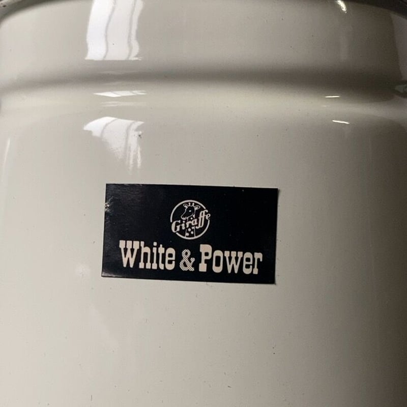 ホーロー風呂giraffe印 Giraffeキリン印ホーローケトル 2.7ℓ／ホワイト×ネイビー