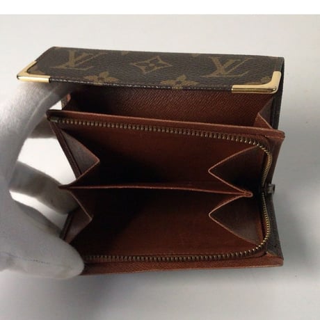 LOUIS VUITTON  ルイヴィトン  モノグラム  L字ファスナー  コンパクトウォレット ヴィンテージ  エクレール ファスナー  ハーフフラップ付  ミニ財布 コインケース　極美品