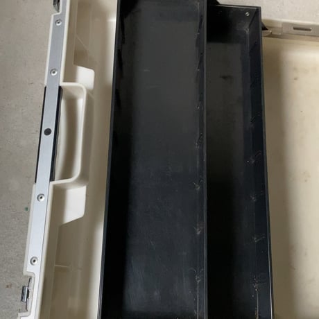 KTC  ケーティーシー  オールドツールボックス  白/黒  両開き  古い工具箱 ヴィンテージボックス  グッドカラーグッドエイジング