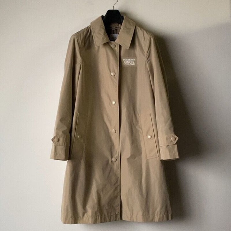 美品！【Burberry】ビンテージ シングル トレンチコート フルセット