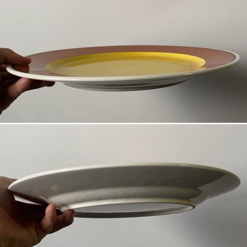 ヴィンテージ ディナープレート 30cm Royal M maruto japan ハケ目