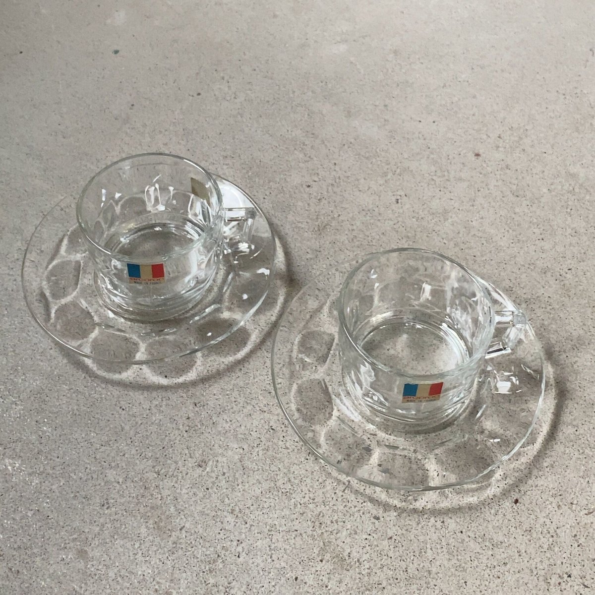 アルコロック アンティークガラスプレート スタンダード計5枚