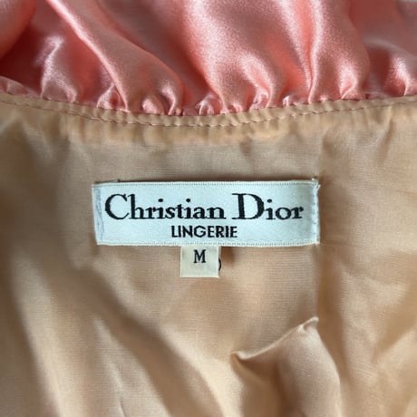 Dior オールドディオール クリスチャンディオール  ベロアのガウンカーディガン ベッチン ダークオレンジ ヴィンテージディオール 古着 中古良品