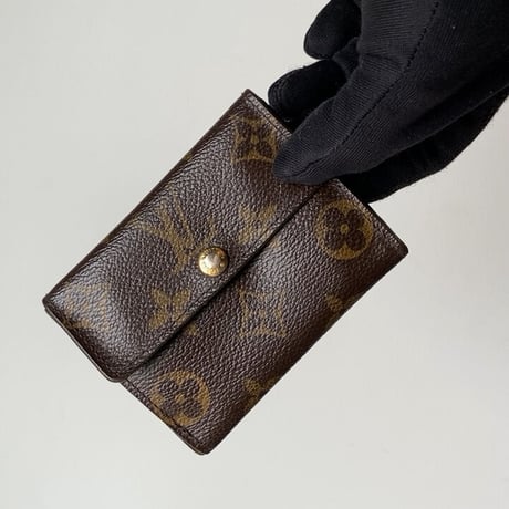 LOUIS VUITTON ルイヴィトン モノグラム ラドロー  M61927 コンパクトウォレット ハーフフラップ付コインケース 小銭入れ カードケース  2つ折りミニ財布  中古品