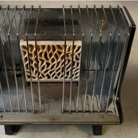 大阪ガス ヴィンテージ ガスストーブ 鉄製 黒塗装  動作未確認 美品