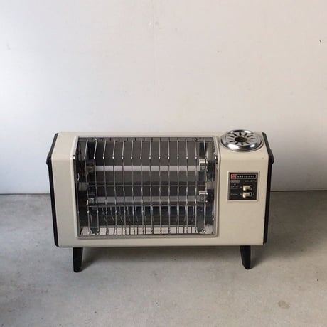 National ナショナル　クラシック電気ストーブ・スチーム有り DS-27N  700w  白黒　ヴィンテージ  80s 家電　中古良品