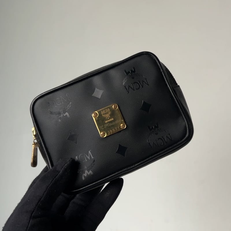 MCM オールドエムシーエム ヴィセトス柄 モノグラム ブラック