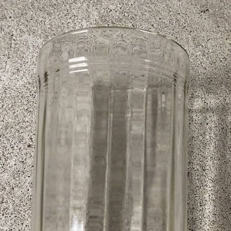 アンカーグラス  タンブラー  細身 3本ライン  刻印無し  高さ約13.5cm 珍品 希少  アンティークグラス  ゆらゆらガラス  気泡硝子 無色ややグレー  昭和初期  完品
