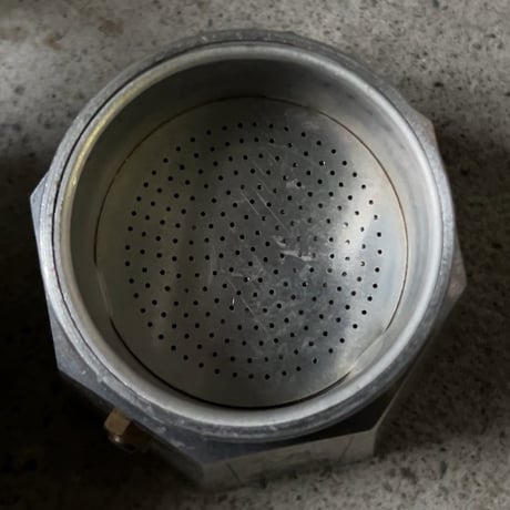 BIALETTI ビアレッティ モカエキスプレス 3カップ 直火式 コーヒーメーカー エスプレッソメーカー マキネッタ 永久定番 1977年製 ヴィンテージ クルジナッロ工場製 下段マーク 中古良品