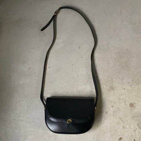 Christian Dior クリスチャン ディオール　ヴィンテージディオール レザーショルダーバッグ CDエンブレム ゴールド金具 保存袋 箱付き